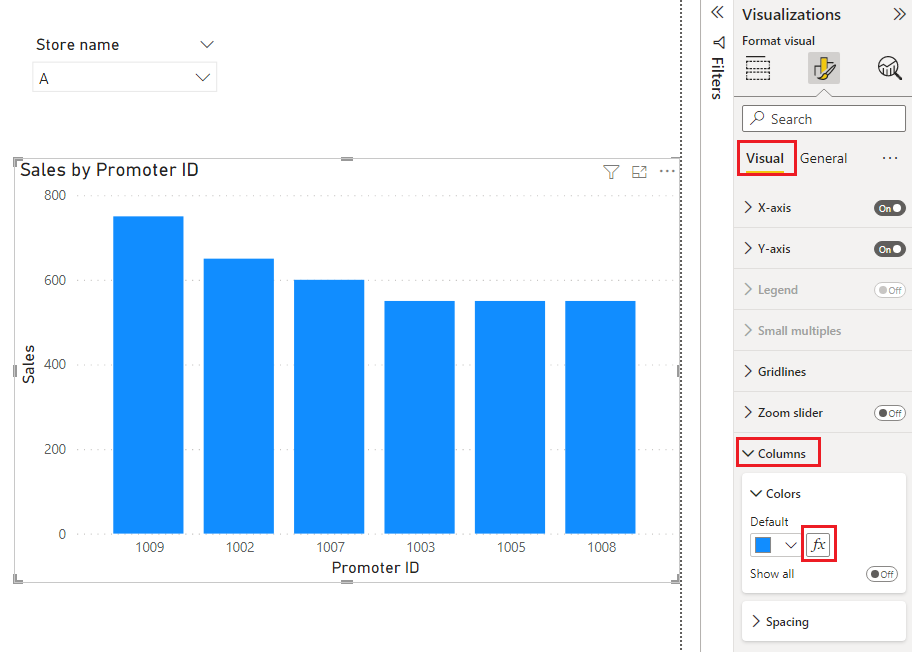 Highlight the Bar based on line chart values - Microsoft Fabric Community