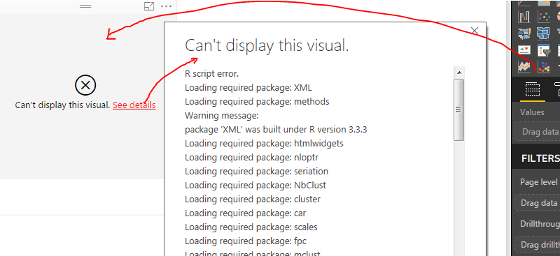 Cant display Clustering visual - R script error. - Page 2 - Microsoft ...
