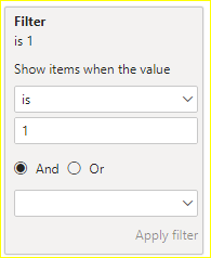 Filtering data - Microsoft Fabric Community