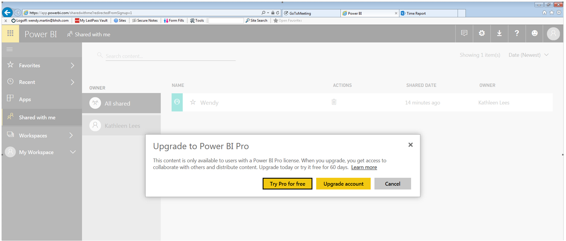 Solved: Sharing Power BI Reports - Microsoft Fabric Community