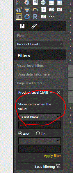 Solved: removing white filter values - Microsoft Fabric Community
