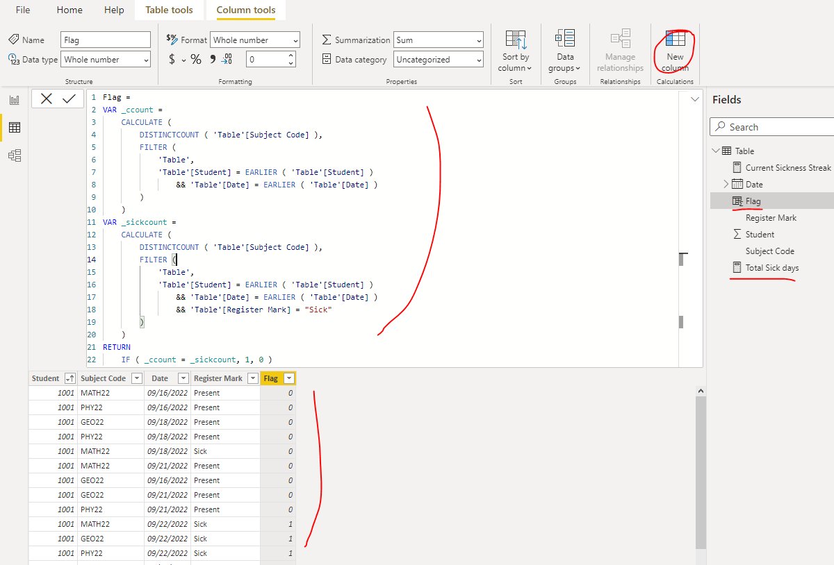 Total count of dates that meet a condition and cal... - Microsoft ...