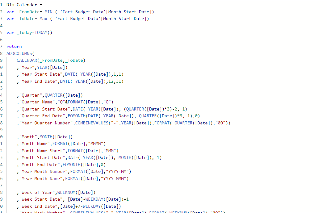 Solved: Dynamic Calendar year - Microsoft Fabric Community