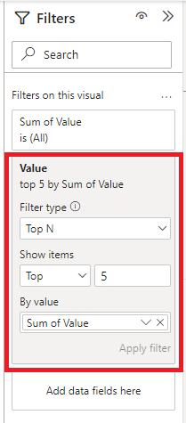 Show less bars in clustered bar chart - Microsoft Fabric Community