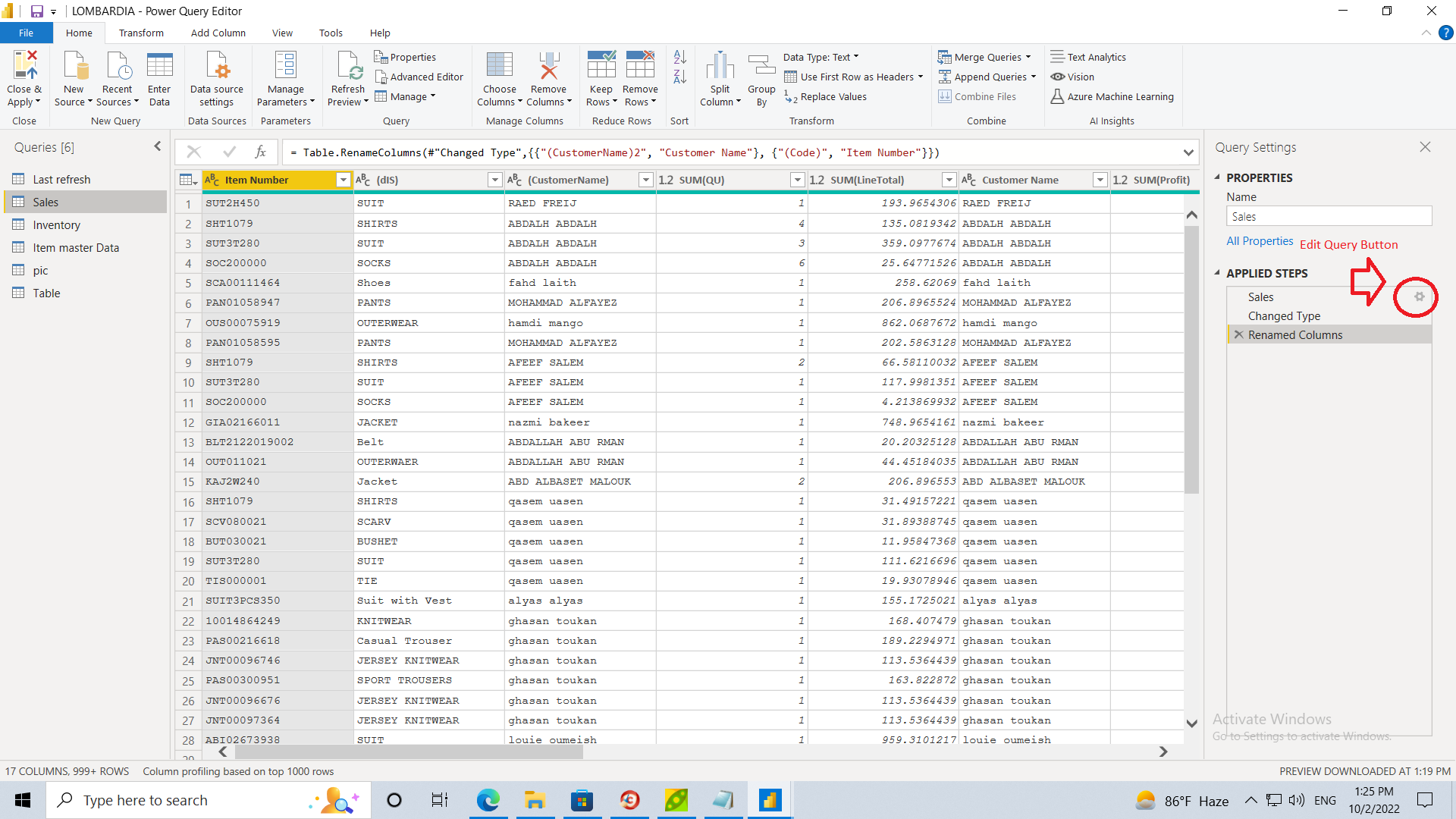 Solved: Powerbi Query Edit - Microsoft Fabric Community