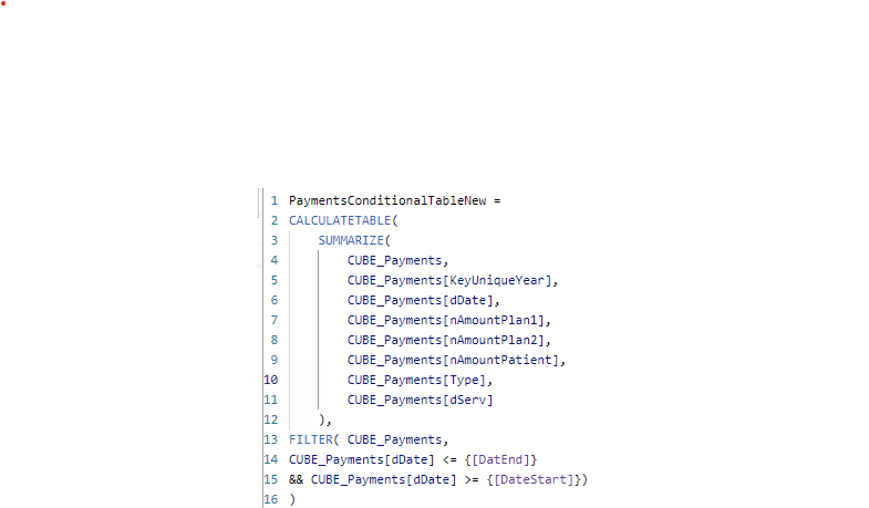 Solved: Filtering a Table by MIN and MAX Date selected on ...