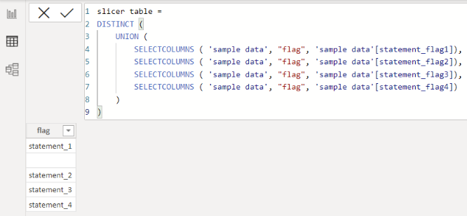 how to create a slicer from a column with multiple... - Microsoft ...