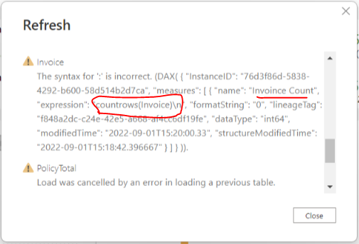 Load errors when connect to Datamart SQL Server - Microsoft Fabric ...