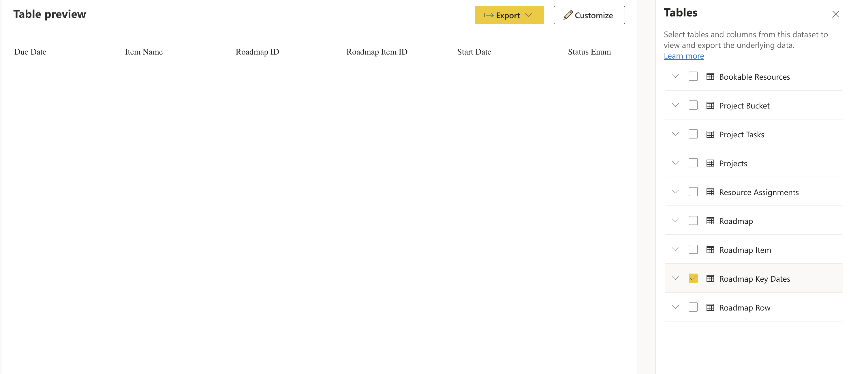 Project for the Web Roadmap Key Dates Not Populate... - Microsoft ...
