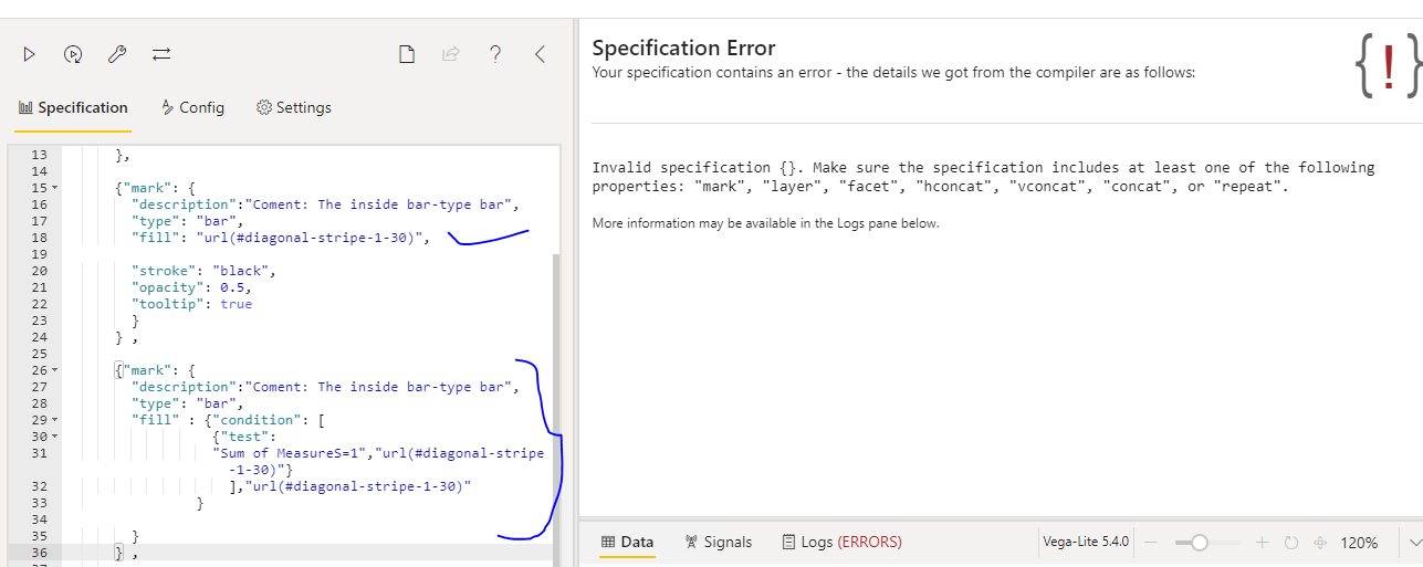 Solved: Creating a striped bar chart - Microsoft Fabric Community