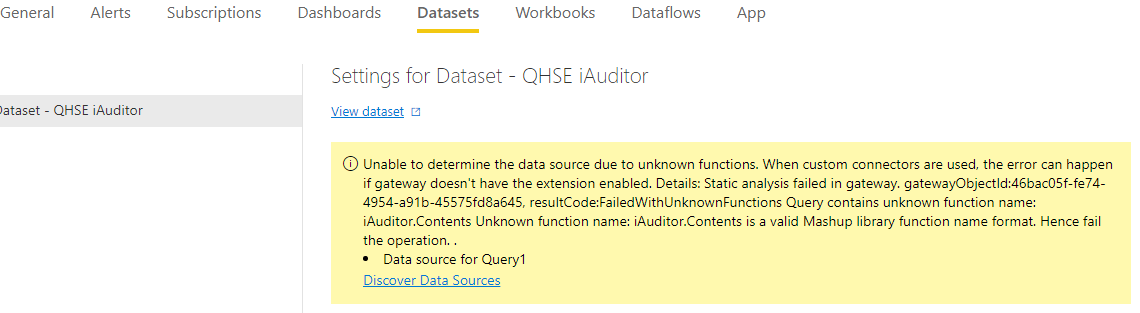 Not possible to refresh from the service - Microsoft Fabric Community
