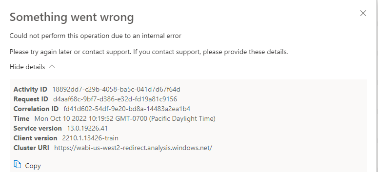 Error in data flow save - Microsoft Fabric Community