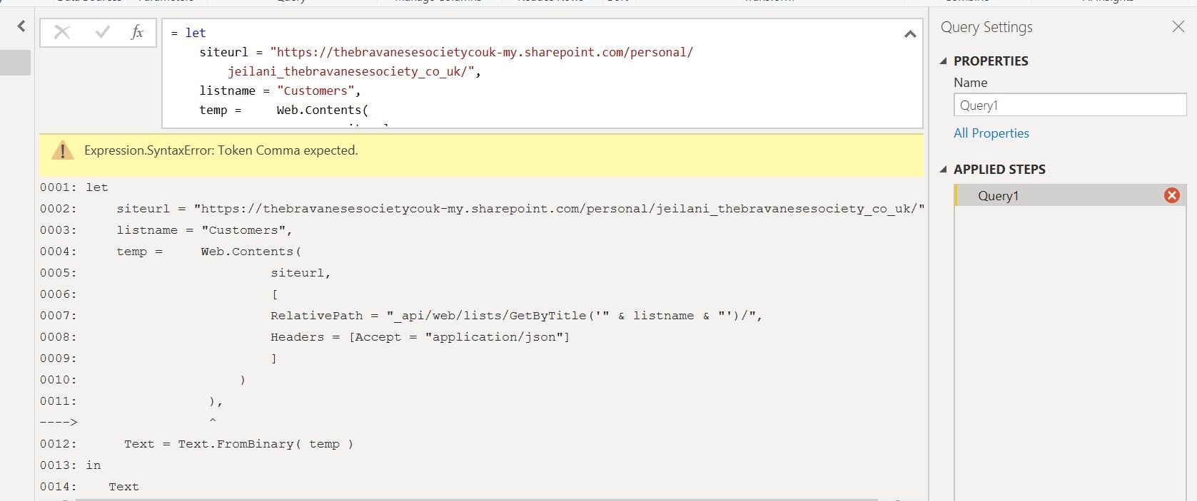 Solved: How can I solve this error I'm getting with my M q ...