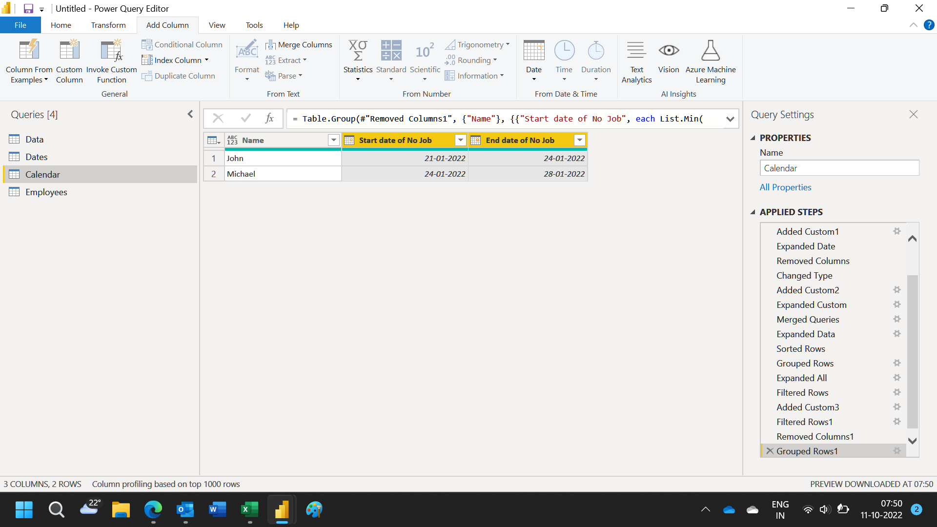 Solved: Finding the Date Range - Microsoft Fabric Community