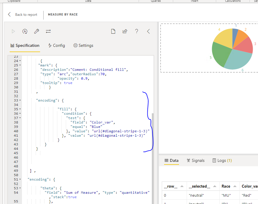 Solved: Creating a striped bar chart - Microsoft Fabric Community