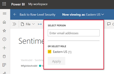 Solved: Row level security in power bi service - Microsoft Fabric Community