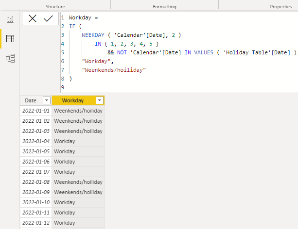 Solved: Working Days based on start date - Microsoft Fabric Community