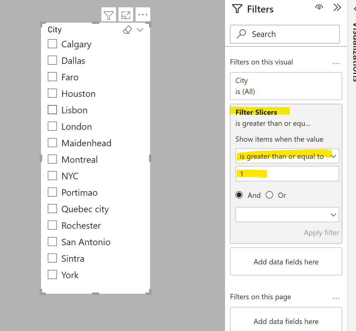 Dynamically change matrix rows based on slicer sel... - Microsoft ...