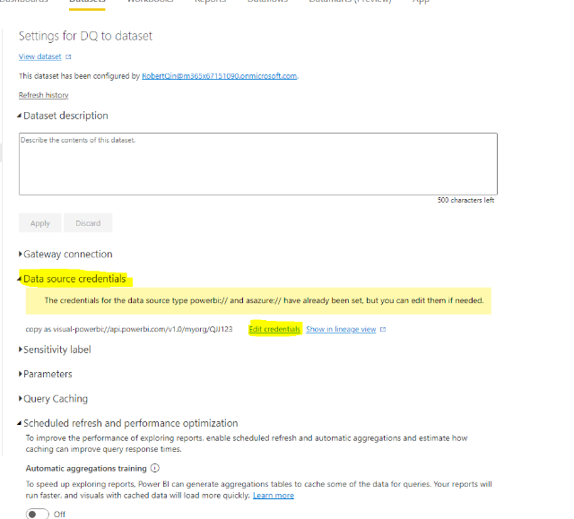 Solved: Composite Data Model - unable to refresh with a ca ...