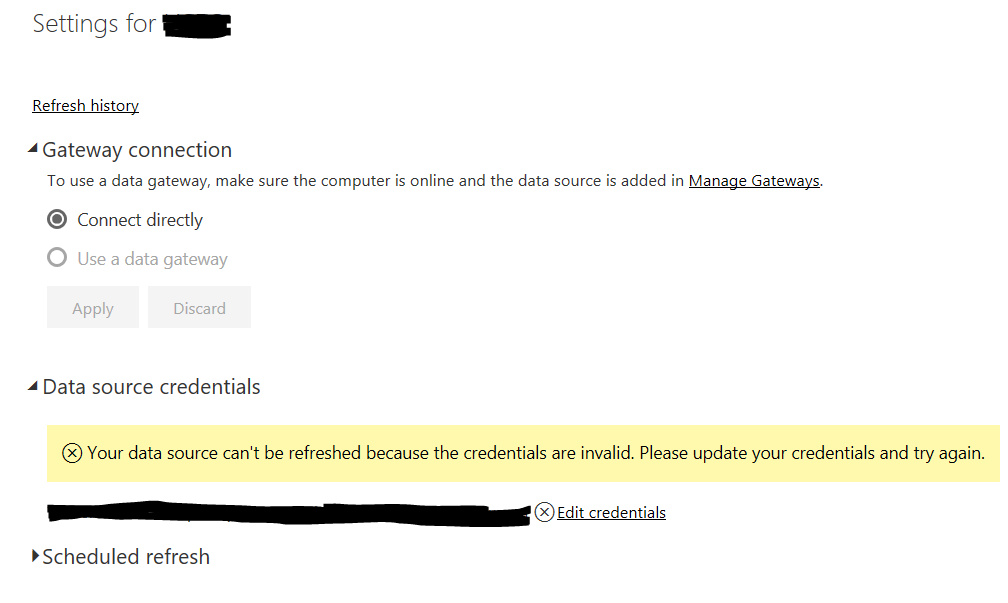 Refresh fails for Excel workbook on OneDrive - Microsoft Fabric Community