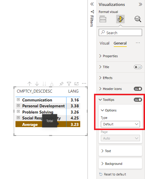 Incorrect Tooltip on Subtotal Label for Matrix - Microsoft Fabric Community