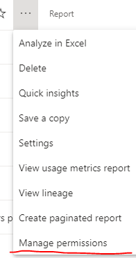 Unable to Edit Report Share Links in Power BI - Microsoft Fabric Community