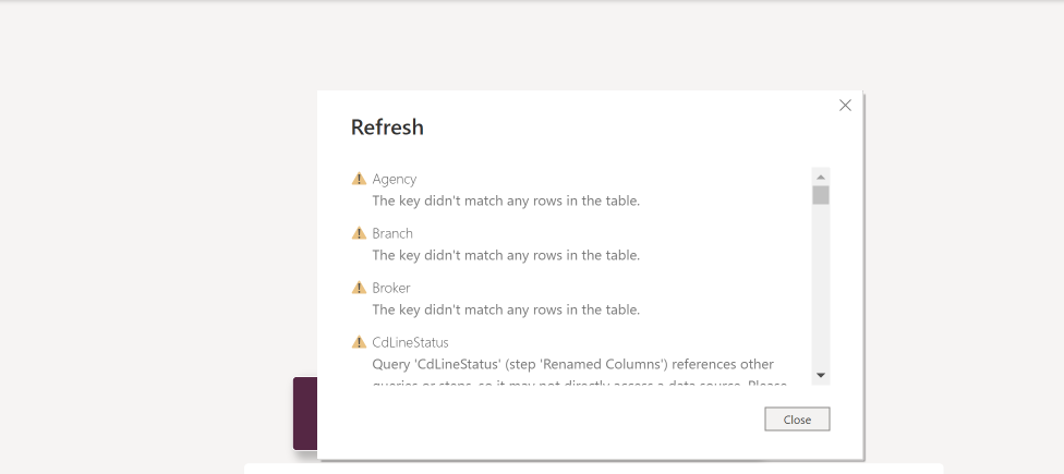 Refresh issues - After fixing SQL connection - Microsoft Fabric Community
