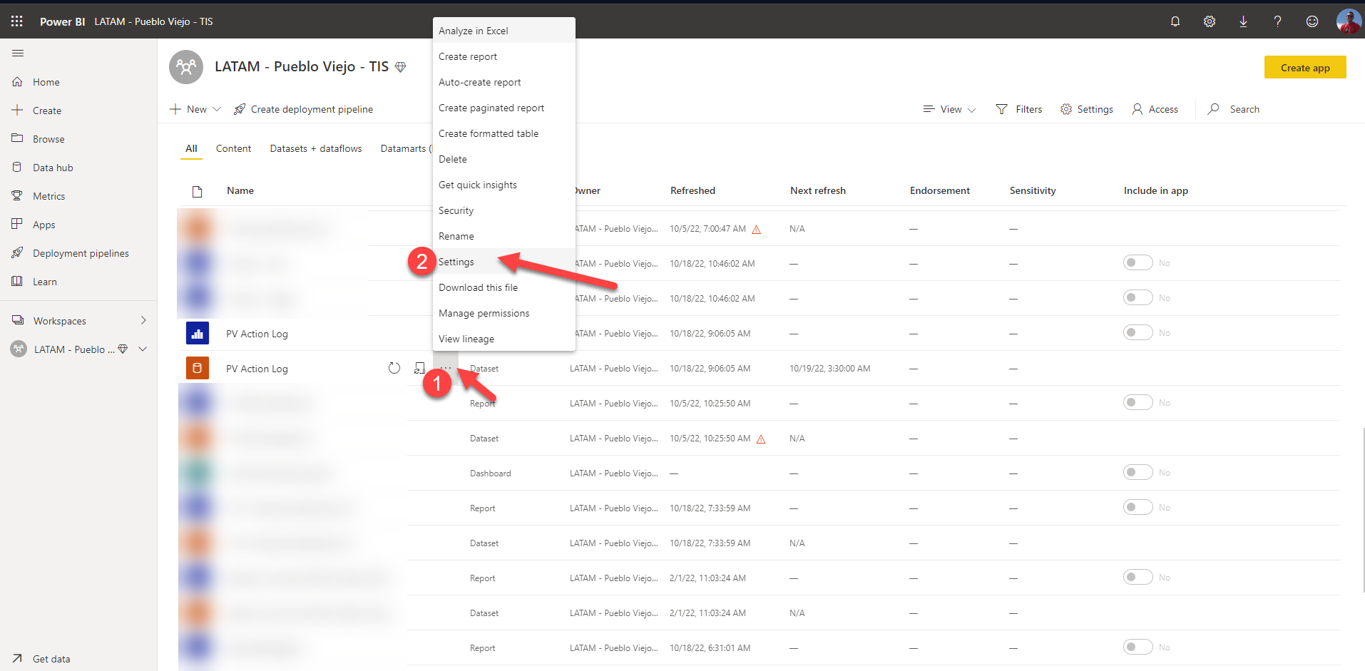 Power BI Datasets not visible in Paginated Reports - Microsoft Fabric ...