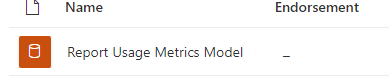 Solved: Usage Metric dataset missing - Microsoft Fabric Community
