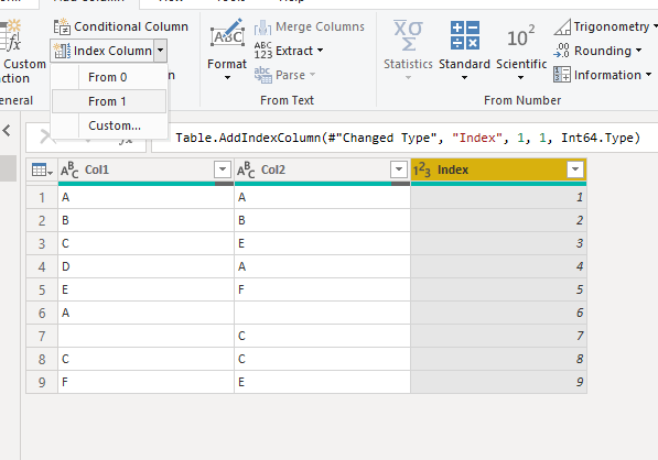 Solved: Create new column from distinct values of other tw ...
