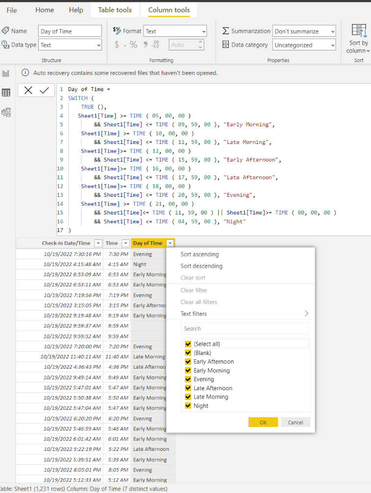 Solved: Calculate day of time - Microsoft Fabric Community