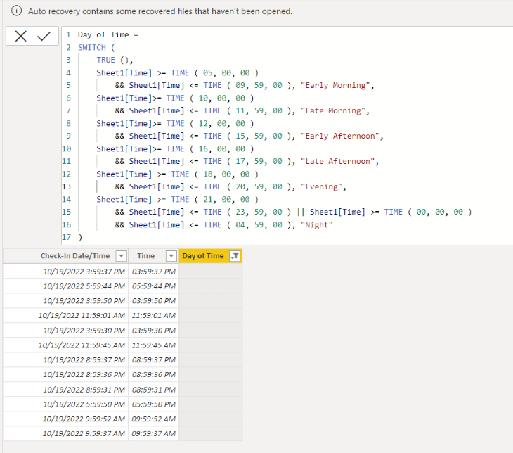 Solved: Calculate day of time - Microsoft Fabric Community