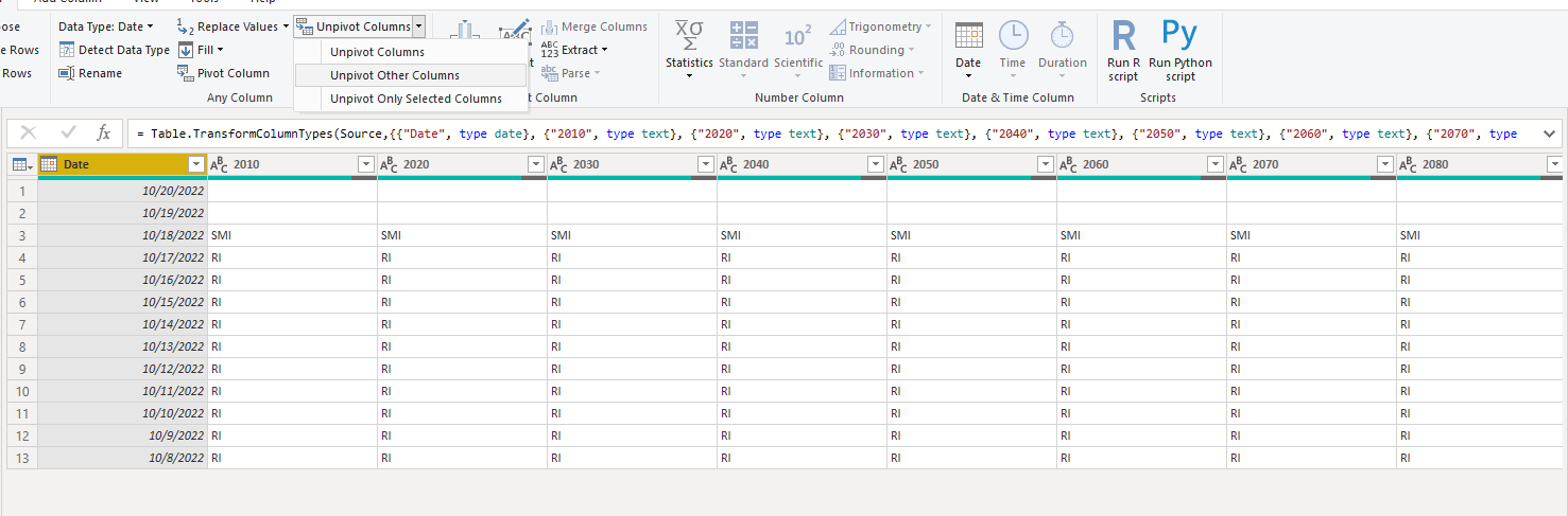 Solved: Multiple values under one matrix row header - Microsoft Fabric ...