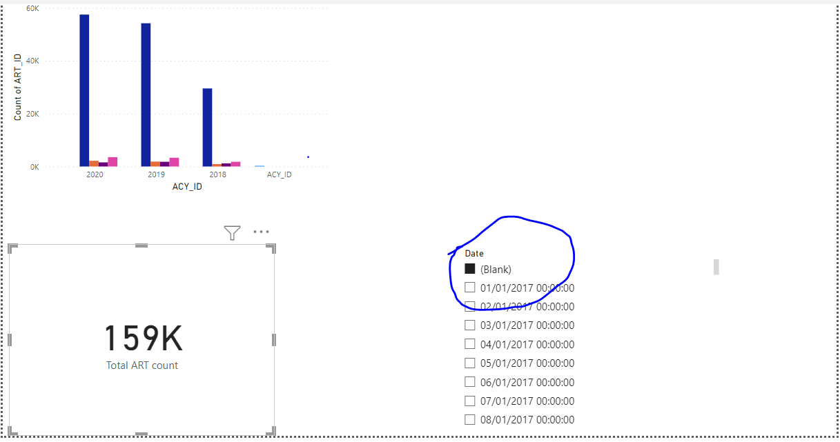 Issue with the date dimension table on slicer - Microsoft Fabric Community
