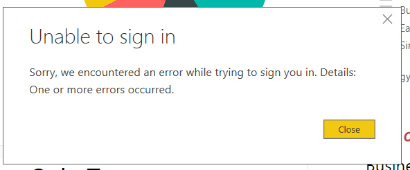 Unable to sign in to Power BI Desktop - Microsoft Fabric Community