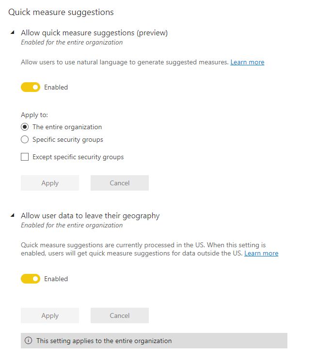 Solved: New Quick Measure Suggestions - Microsoft Fabric Community