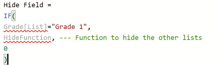 Solved: Use a list to filter fields - Microsoft Fabric Community