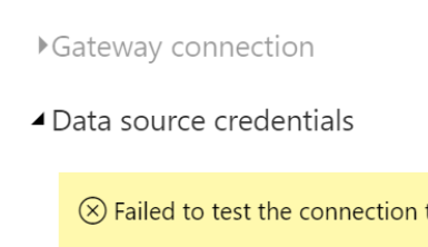 Solved: Can't update data source credentials - Microsoft Fabric Community