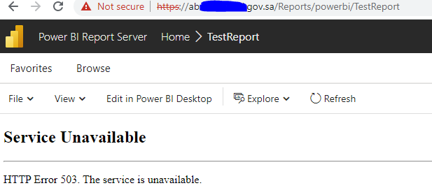 Solved: Unable open any reports from the power bi report s ...