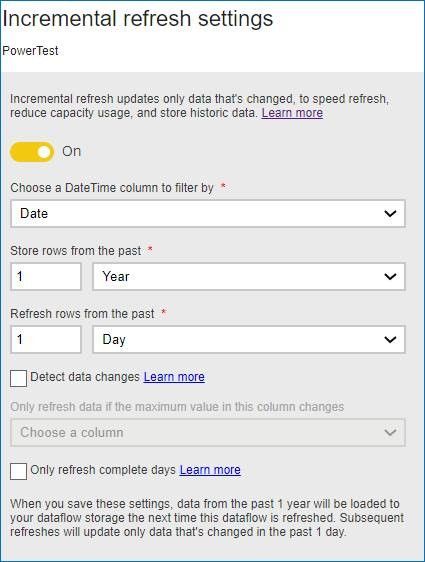Incremental refresh feature - Microsoft Fabric Community