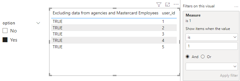 Return result based on slicer selection - Microsoft Fabric Community