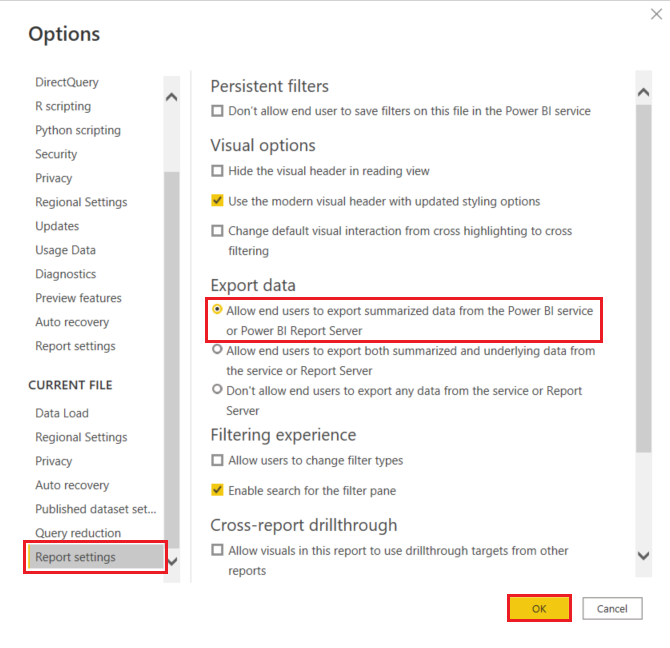 Solved: Export not Working on Table Visuals - Microsoft Fabric Community