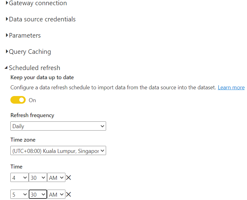 Solved: How to auto refresh when a refresh schedule faile ...