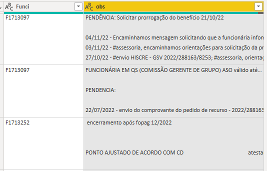 Split text columm with date and # delimiter - Microsoft Fabric Community
