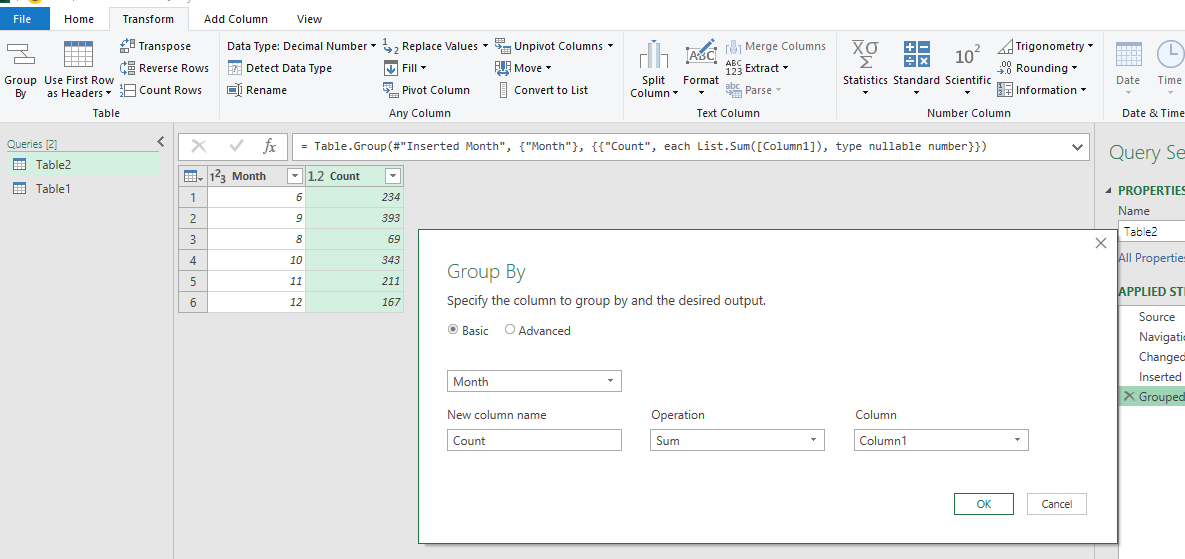Solved: Group items by month number - Microsoft Fabric Community