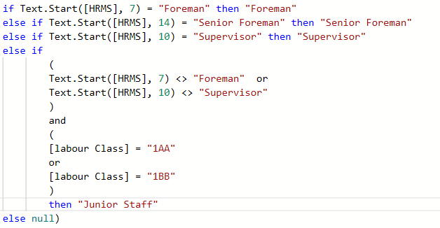 if else with or and is not working - Microsoft Fabric Community