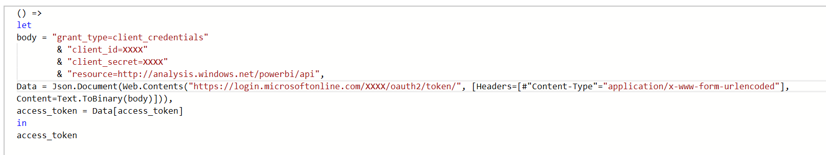 Re: Refreshable Token for Admin Rest API - Microsoft Fabric Community