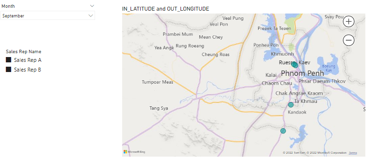 Solved: Define the bubble colour on map by sales rep - Microsoft Fabric ...