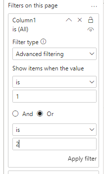 Re: Filter Pane Collective Logic - Microsoft Fabric Community