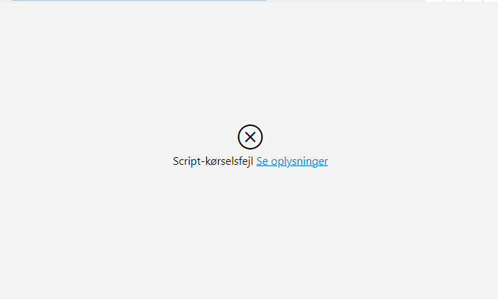 An error occurred while running the script on 'Cor... - Microsoft ...